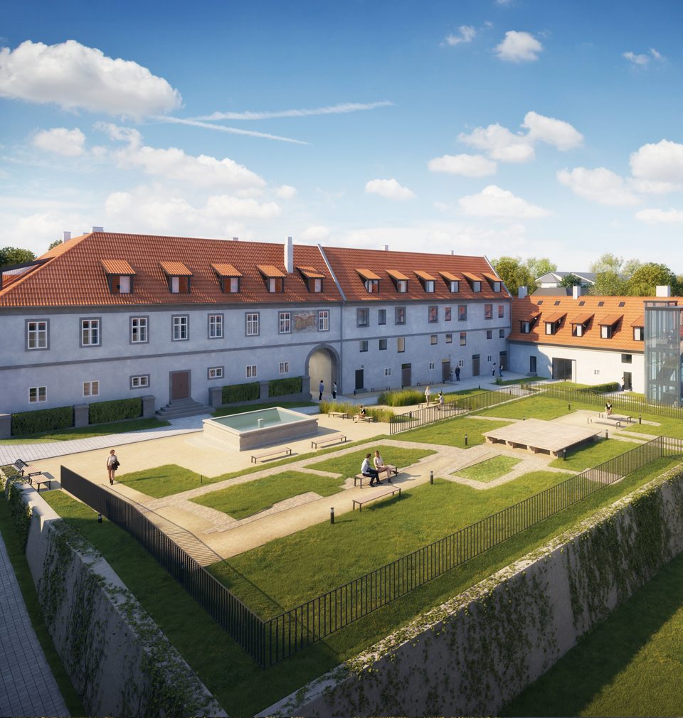 Earch.cz reports that Jinonice Court will offer modern living with a touch of history