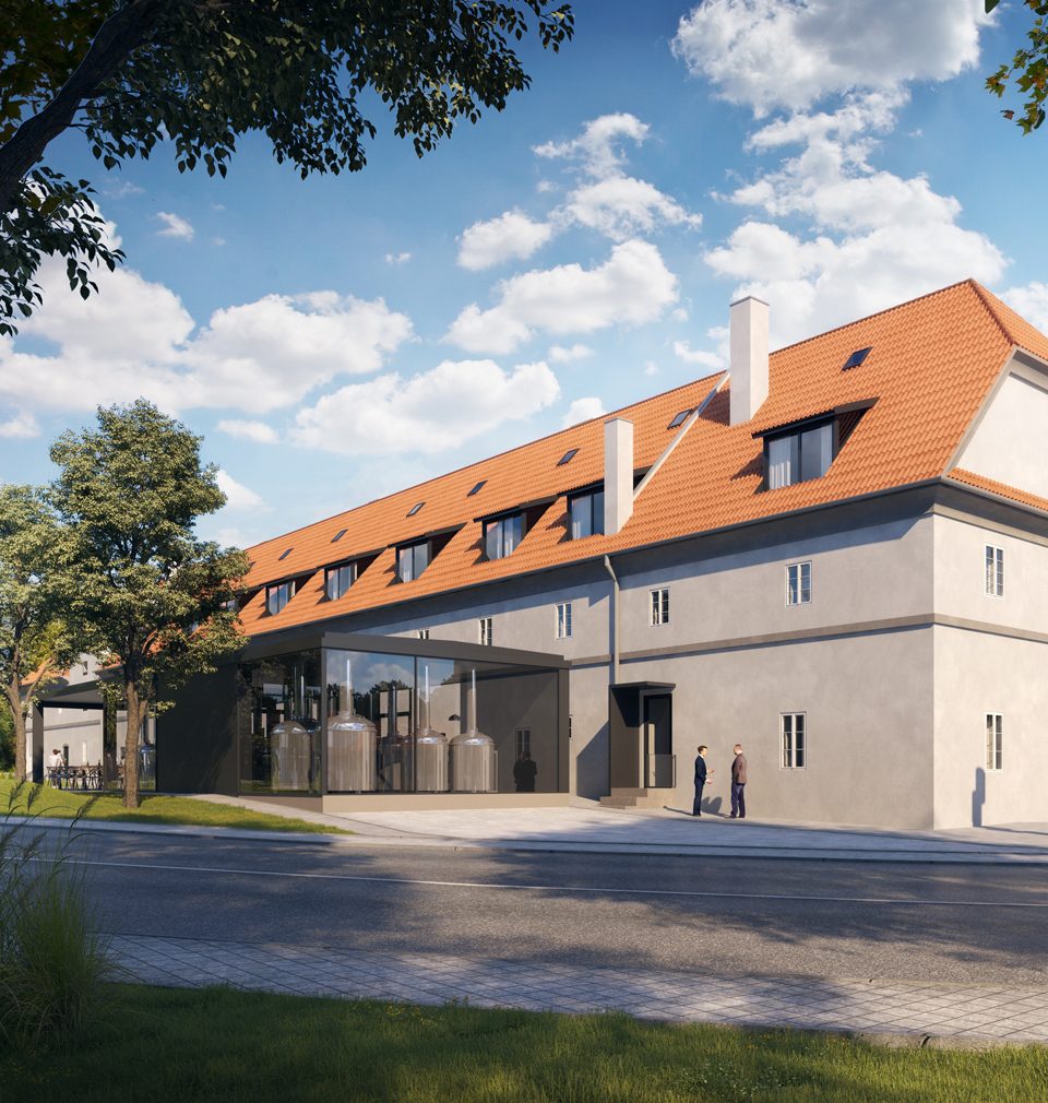 Earch.cz reports that Jinonice Court will offer modern living with a touch of history