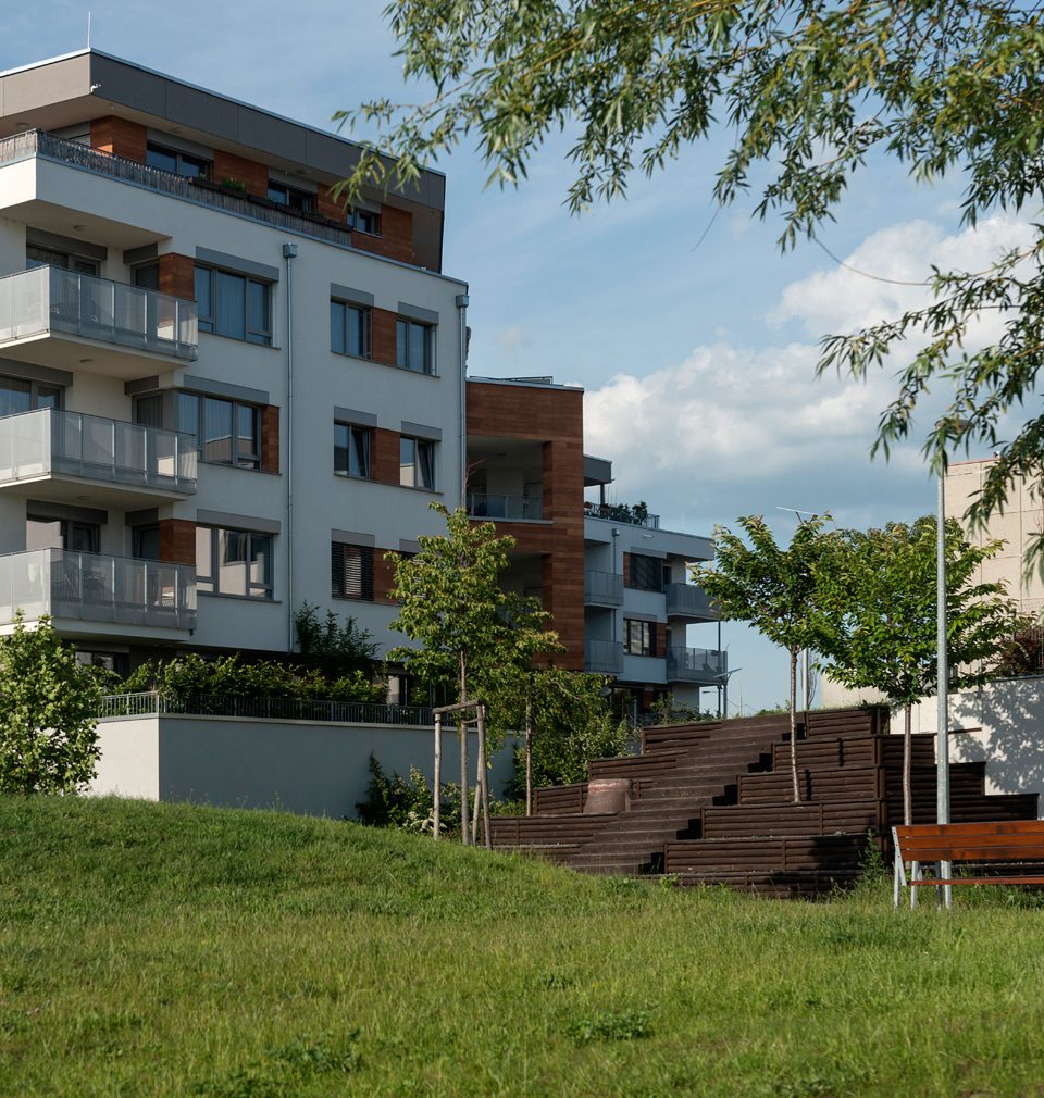 Rezidenční park Hloubětín je součástí příkladů dobré praxe udržitelné architektury