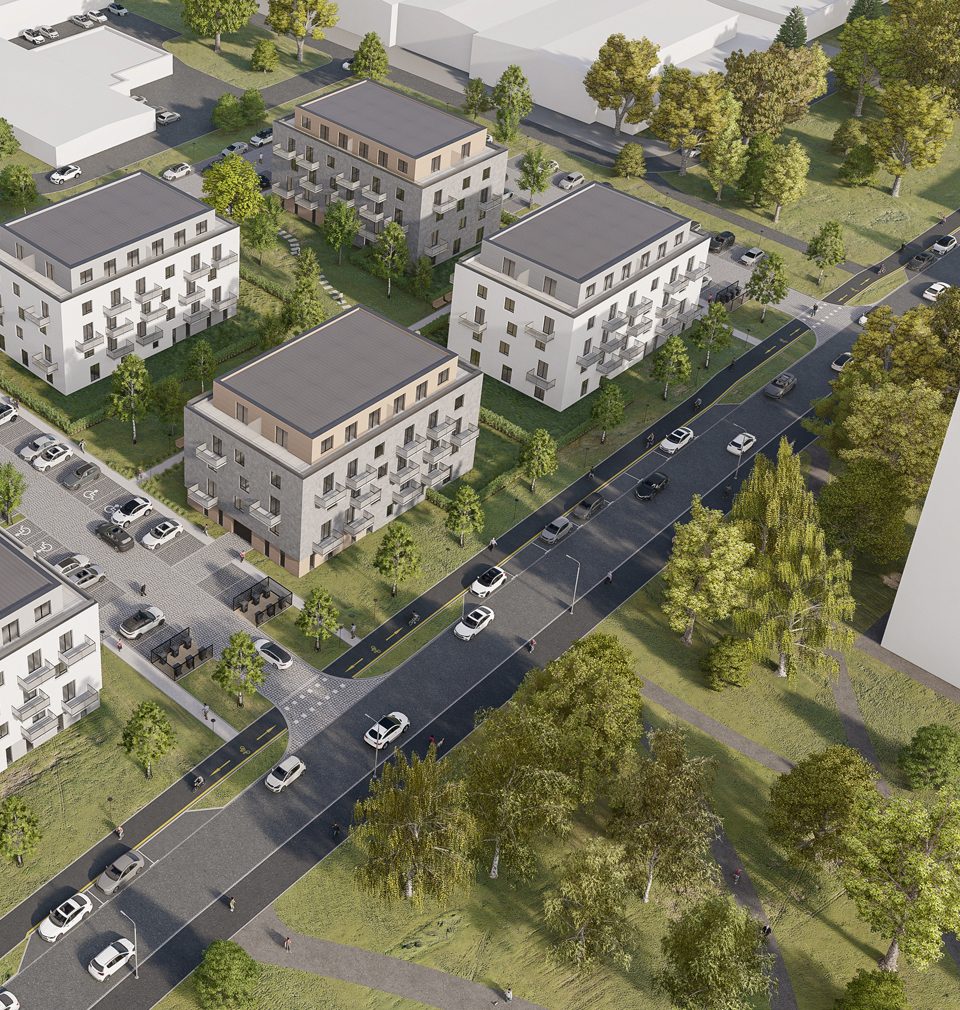 Výstavba první etapy projektu Viladomy Nová Hrabůvka v Ostravě byla zahájena!