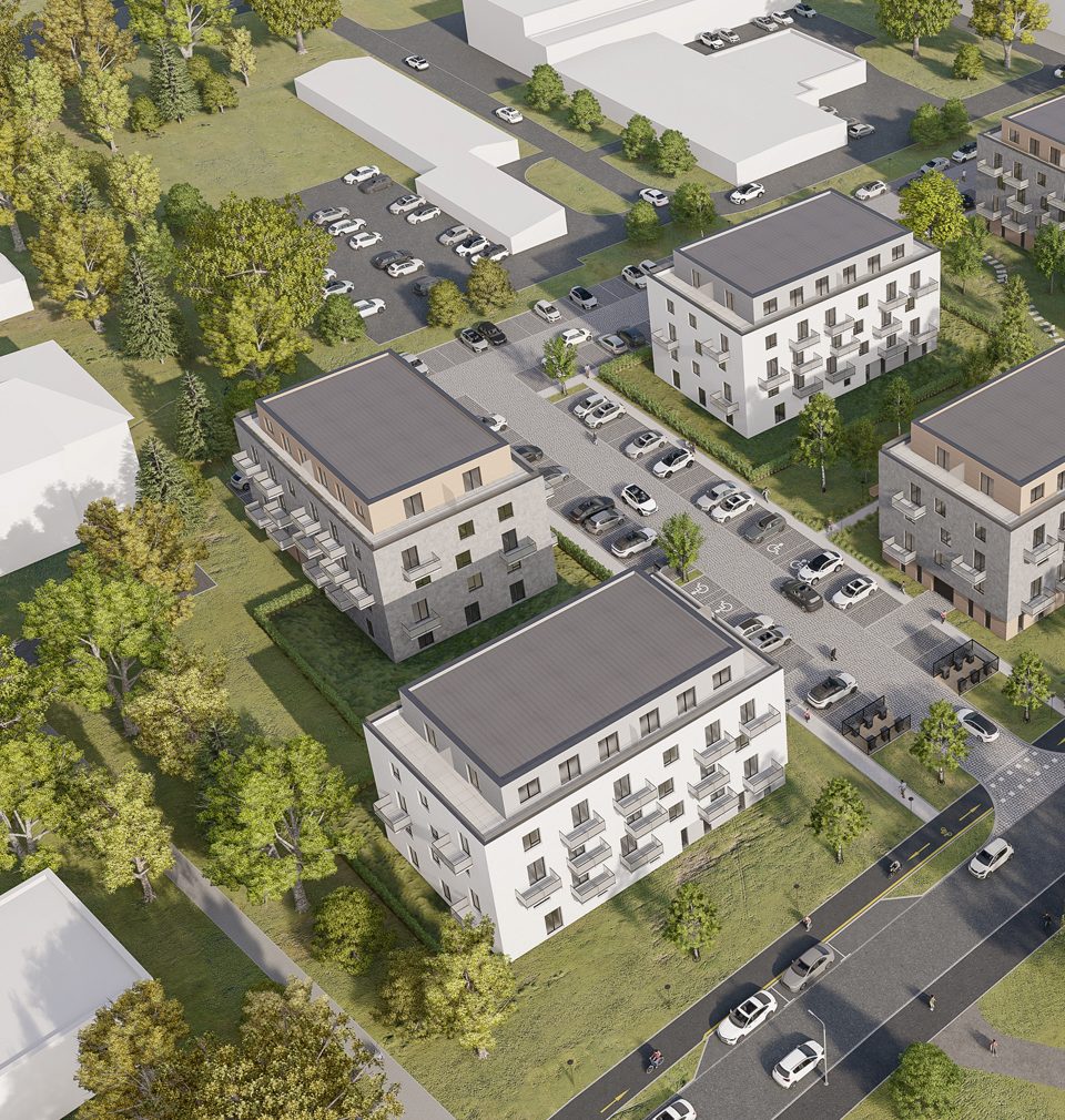 Výstavba první etapy projektu Viladomy Nová Hrabůvka v Ostravě byla zahájena!