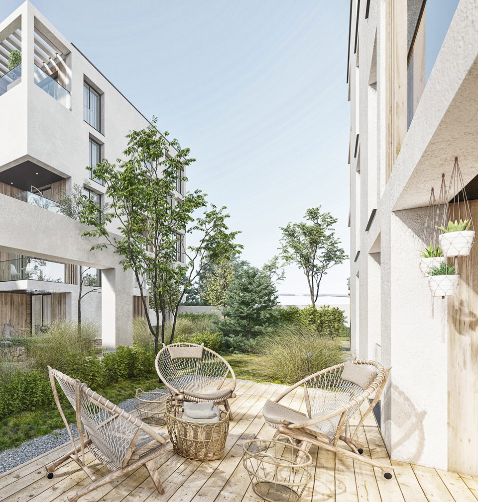 Čekáme na stavební povolení čtyř moderních bytových domů
