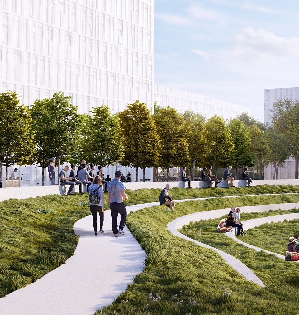 Smíchov City nabídne nejen moderní architekturu, ale také příjemné veřejné prostory pro každodenní život