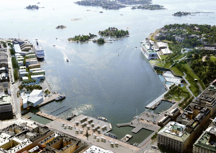 Masterplan jižního přístavu v Helsinkách